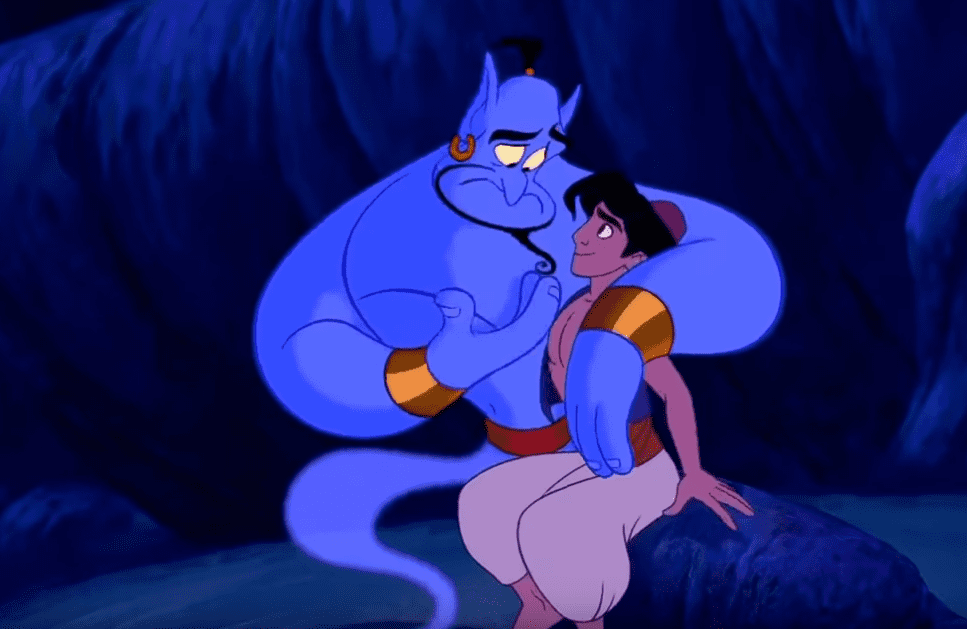 Screenshot from the movie Aladdin (1992)