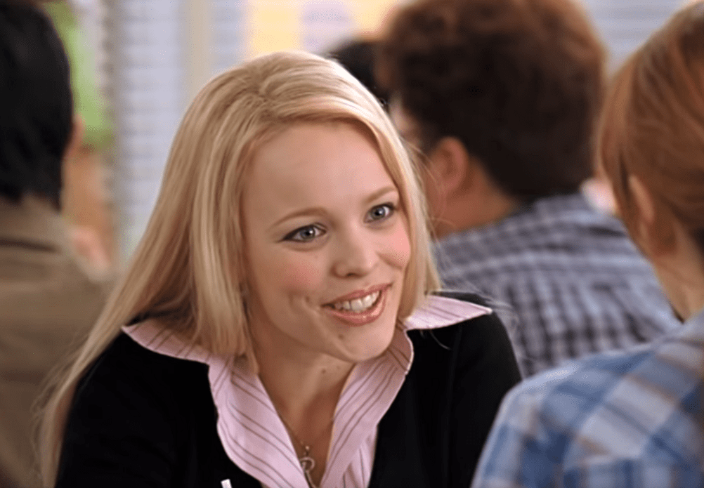 Screenshot from the film Mean Girls (2004)