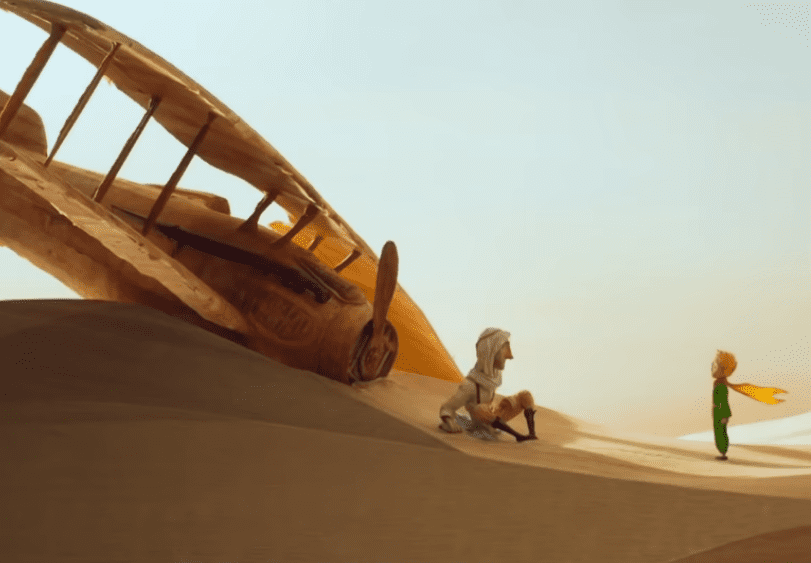 Screenshot from the animated film The Little Prince (2015)