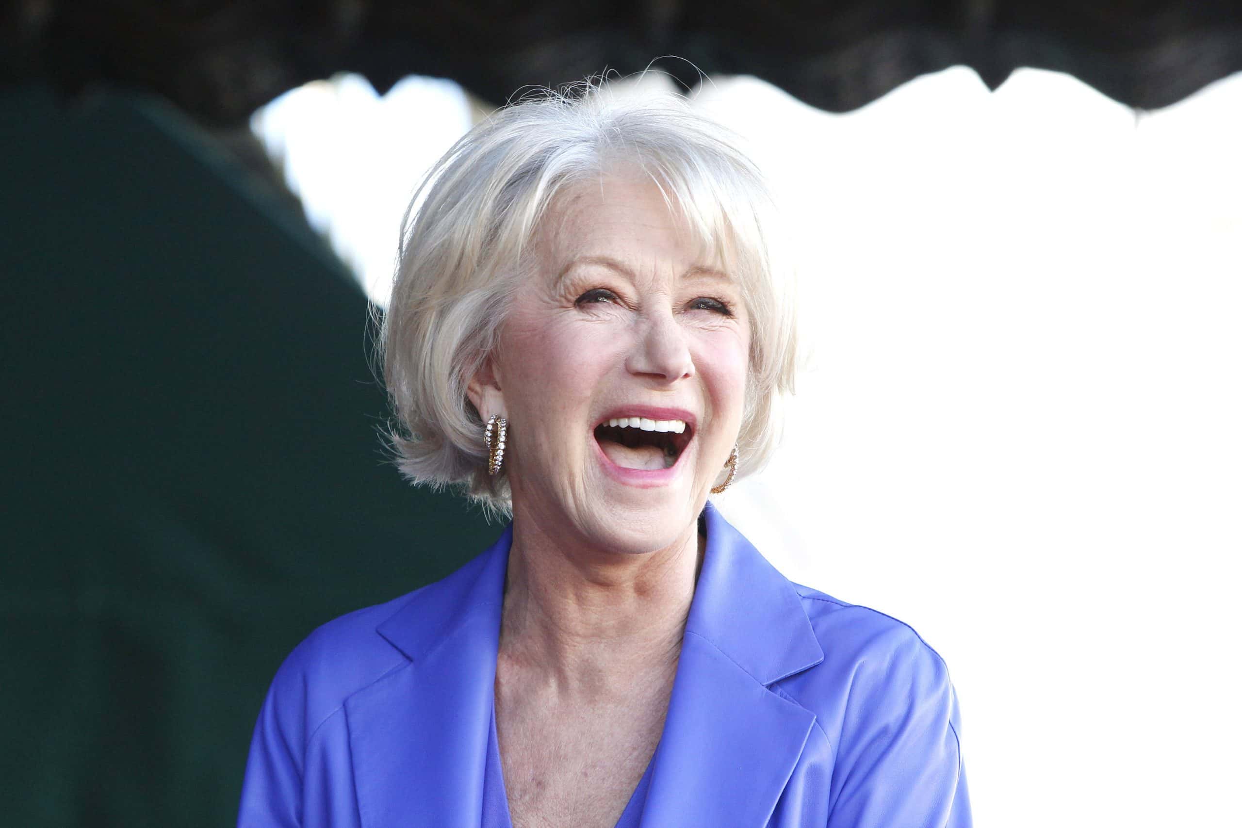Helen Mirren laughing