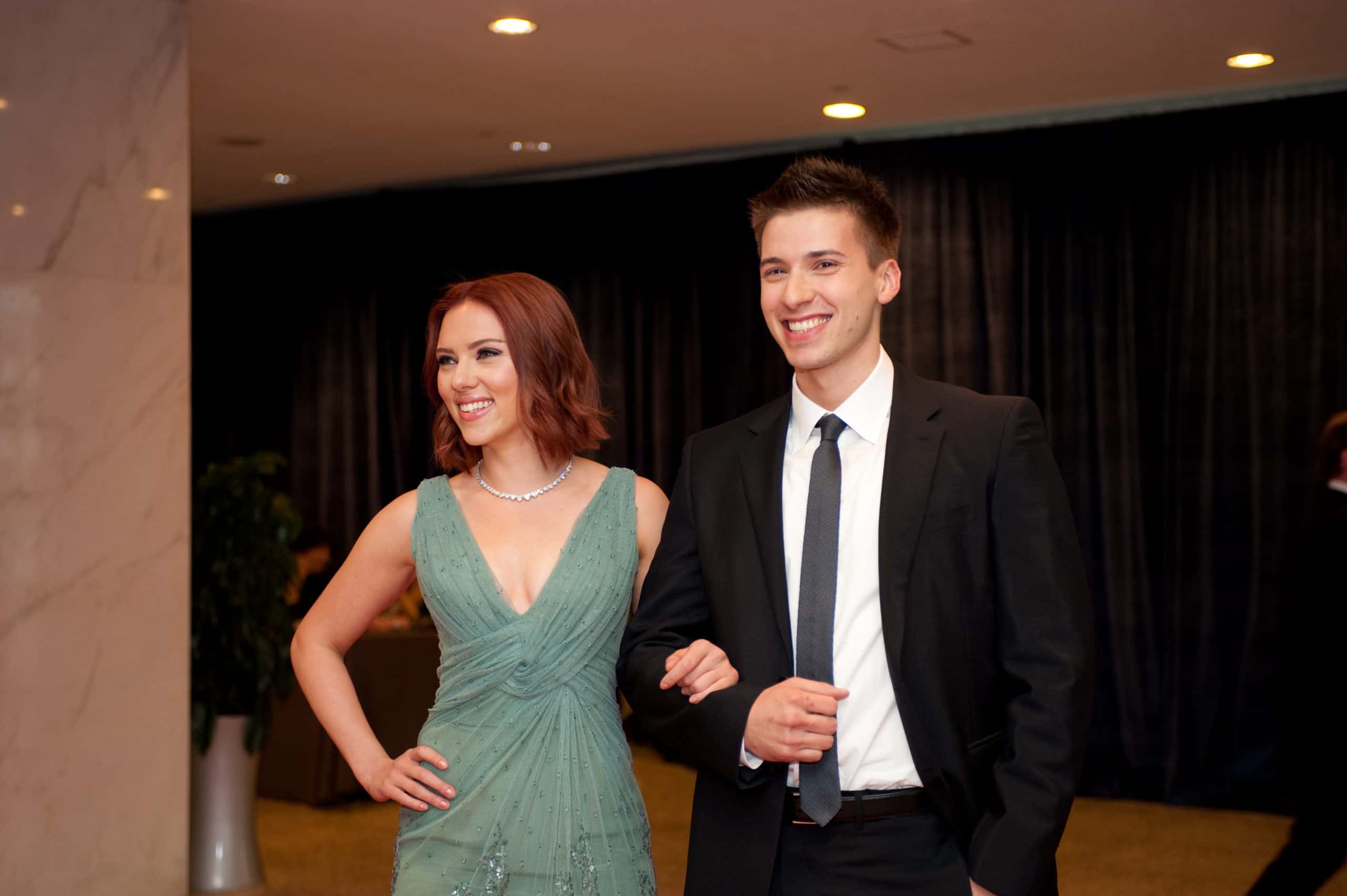 Scarlett Johansson and brother Hunter Johannson