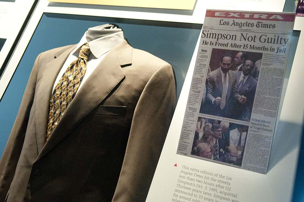 GettyImages-104592842 O.J. Simpson's Suit On Display
