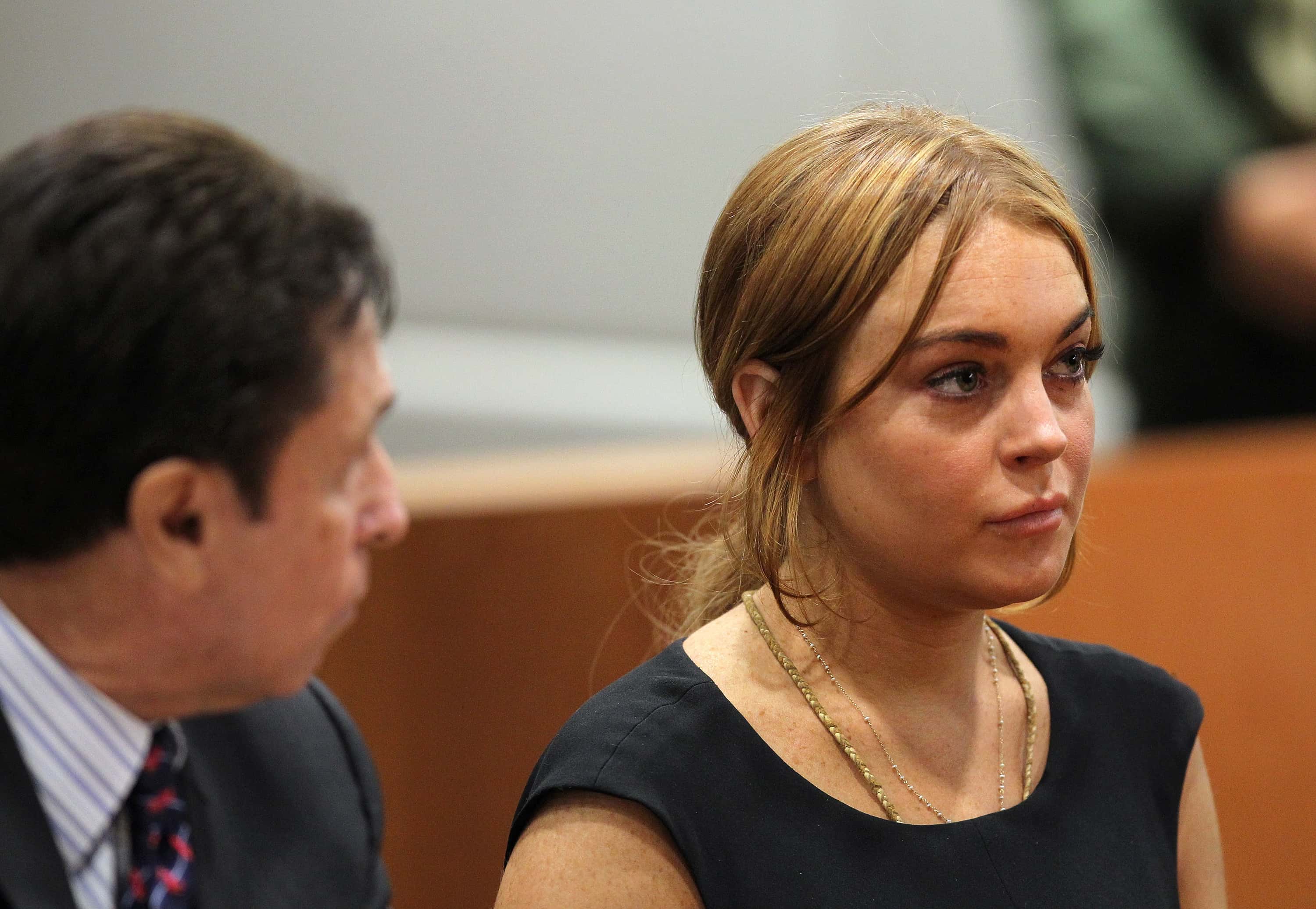 Troubled actress Lindsay Lohan appears in court