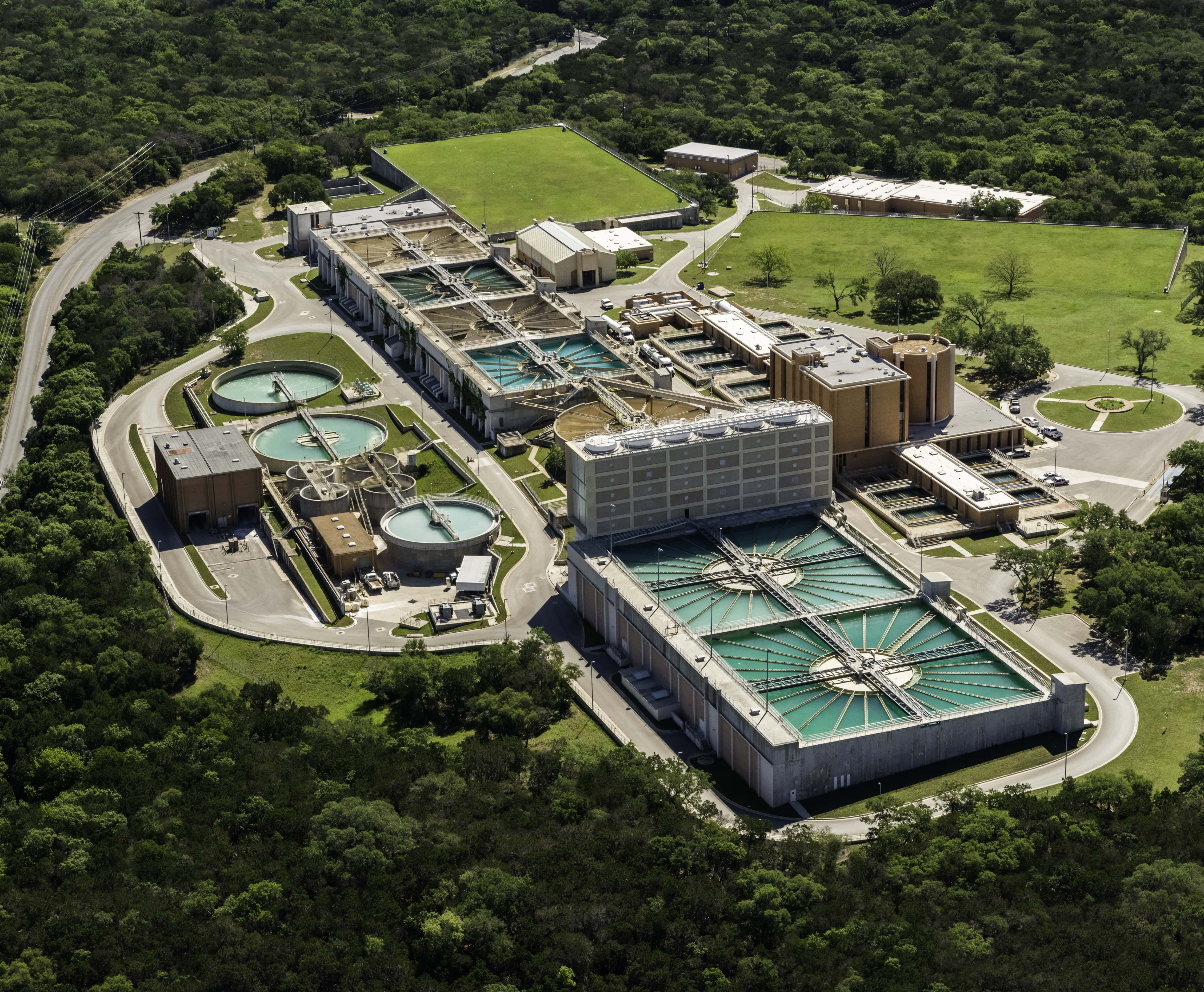 Water treatment plant.