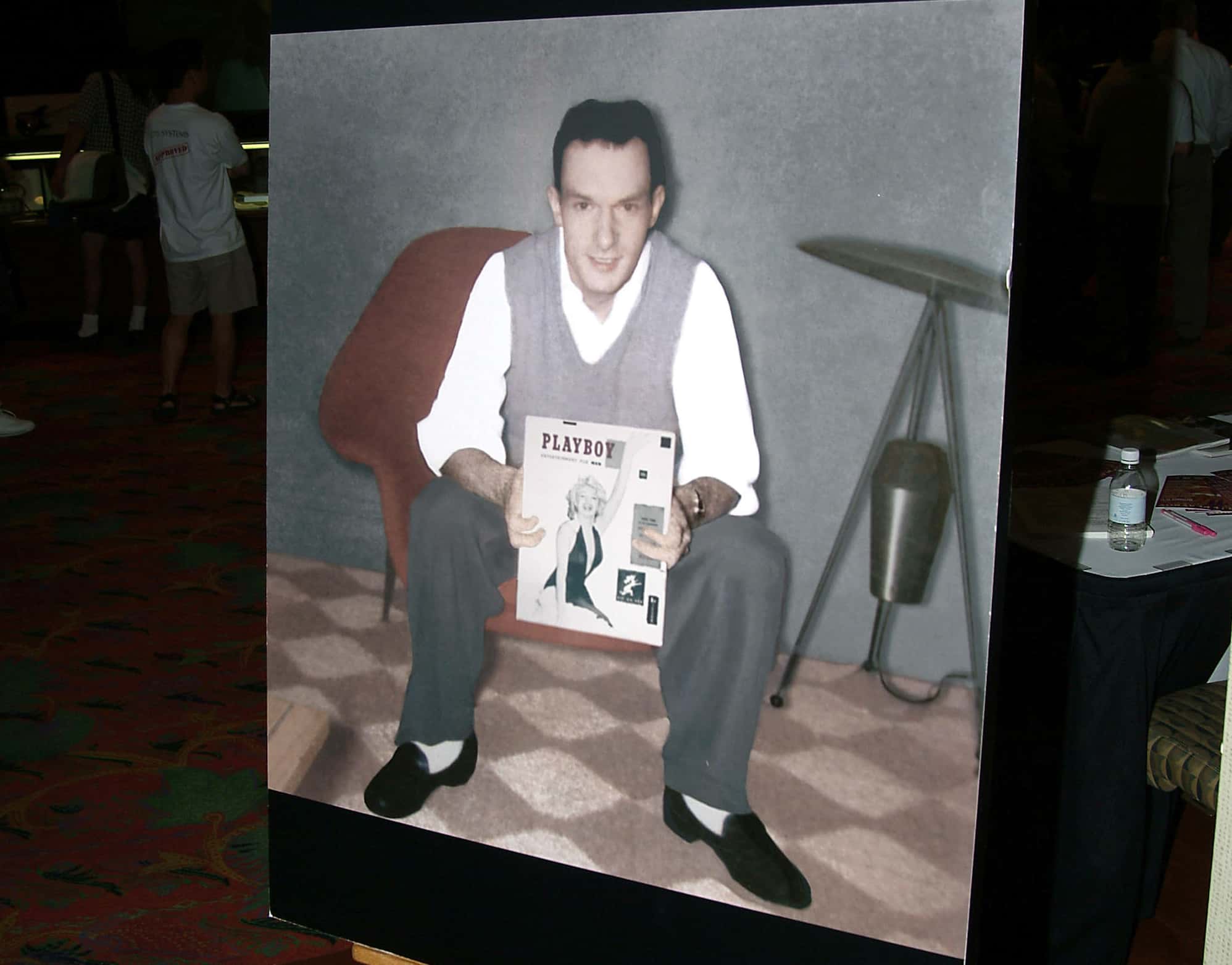 Pic of Hugh Hefner as a young man 