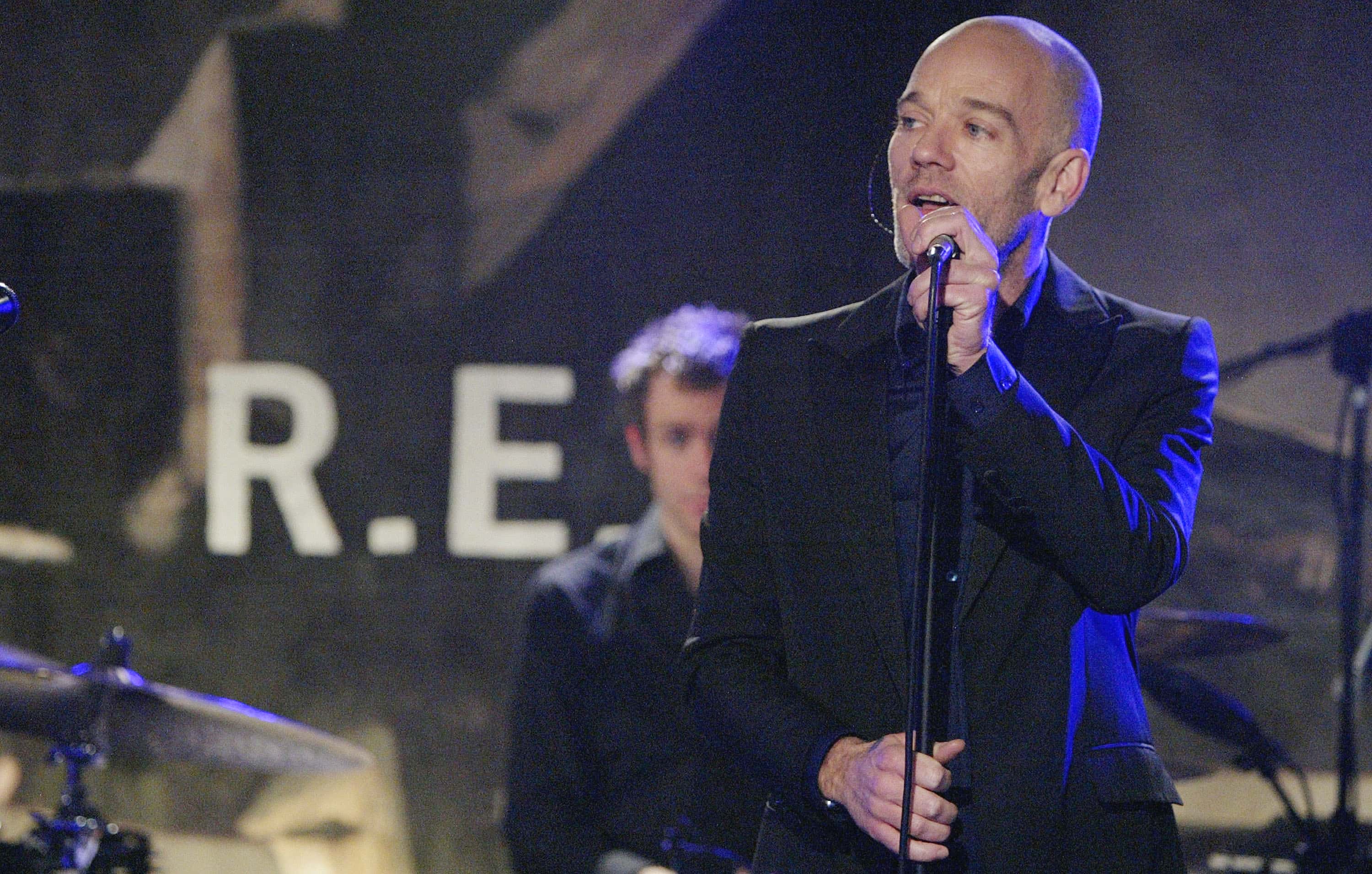 Musician Michael Stipe from REM