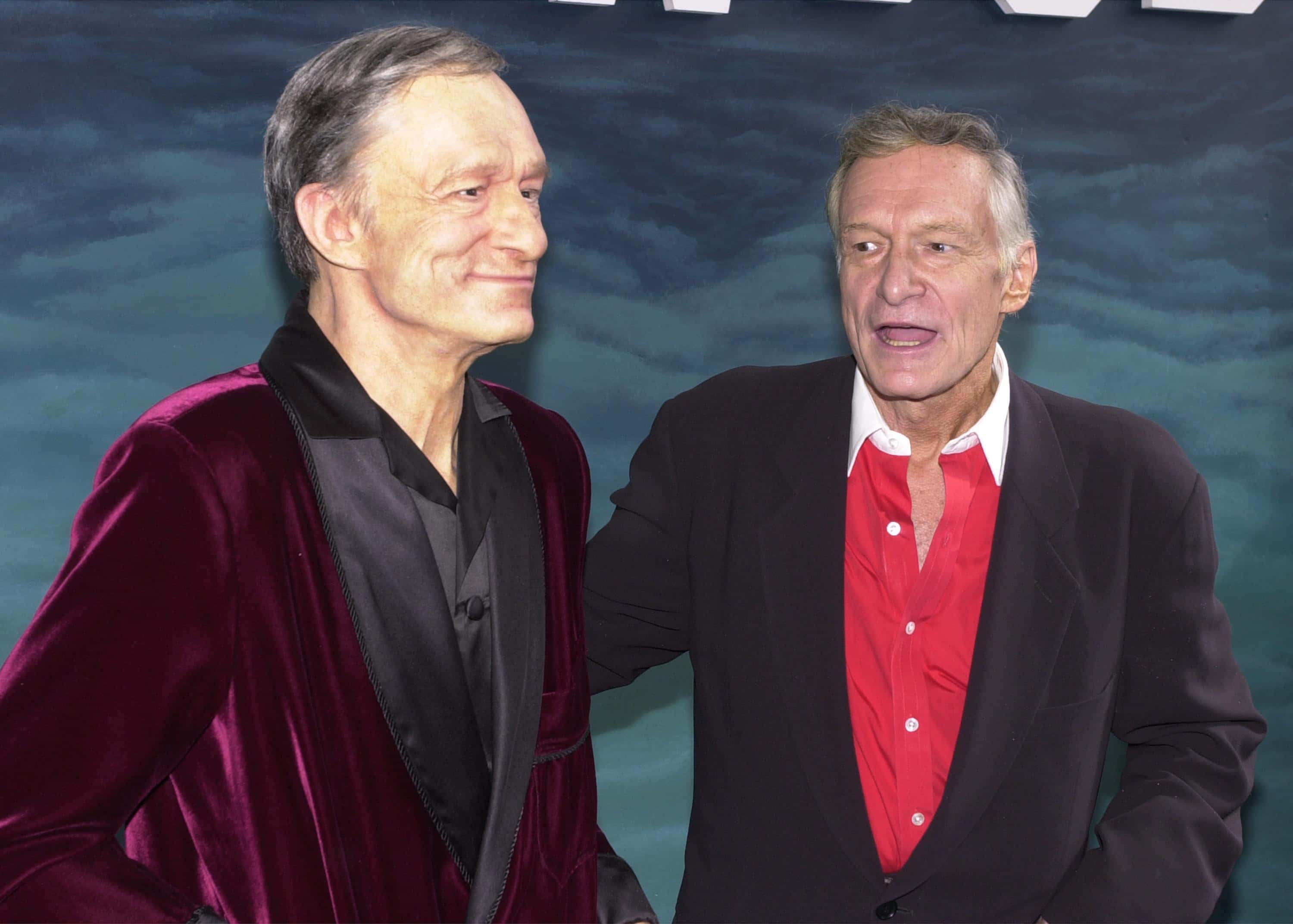 Hugh Hefner Wax Figure Unveiled