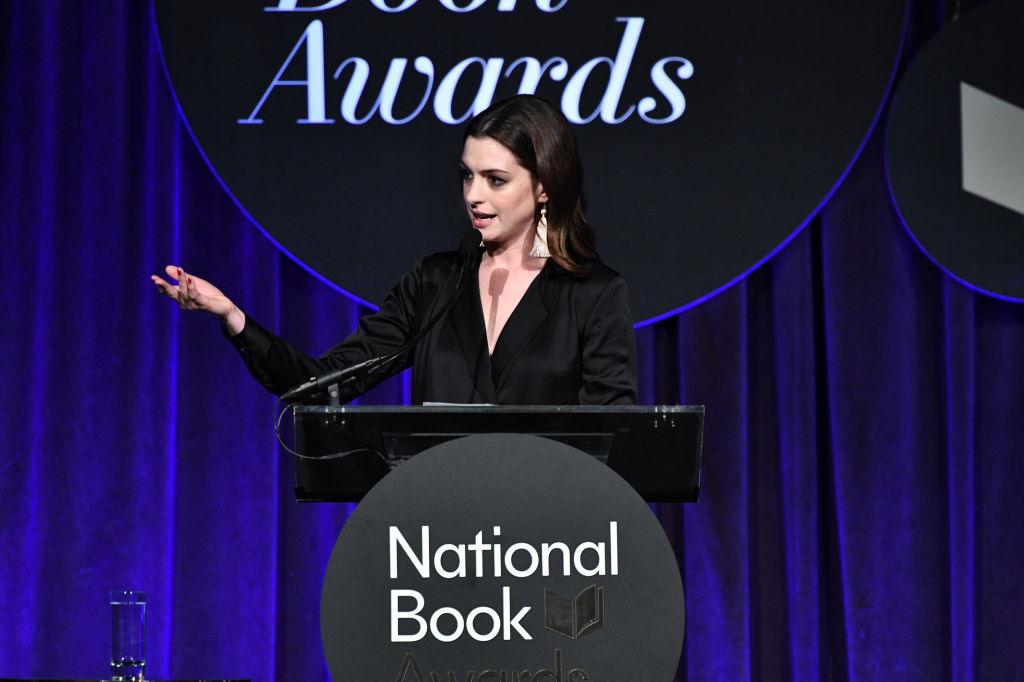 Anne Hathaway at the 68th National Book Awards 
