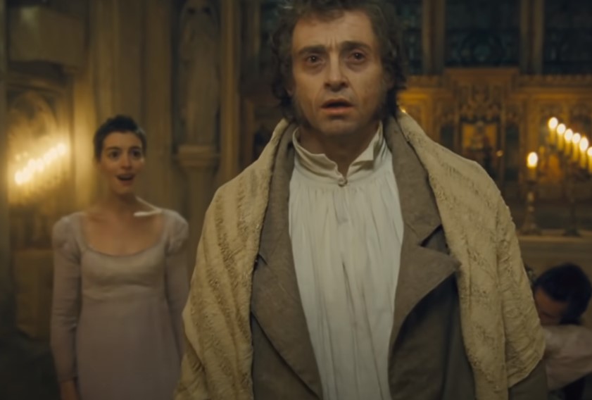 Screenshot from the film Les Misérables (2012)