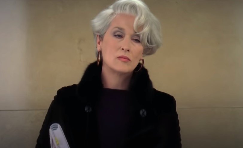 Screenshot from the film Devil Wears Prada (2006)