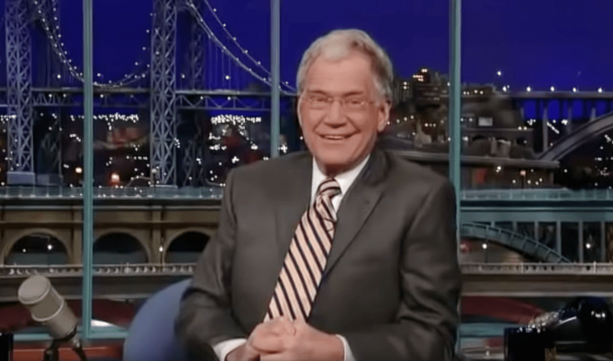Screenshot of David Letterman from Late Show with David Letterman (1993-2015)
