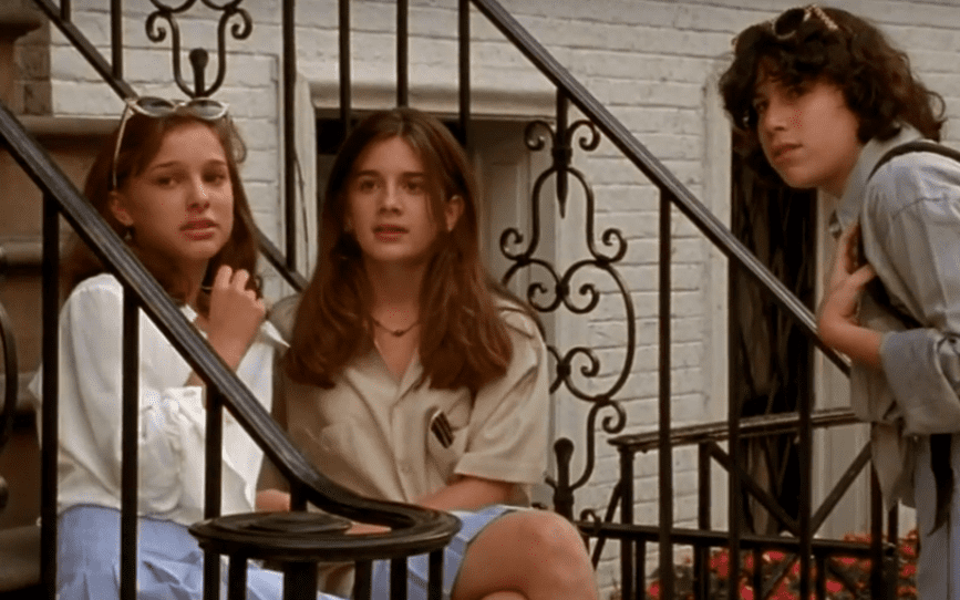 A visually captivating still taken from a pivotal moment in the film Everyone Says I Love You (1996)