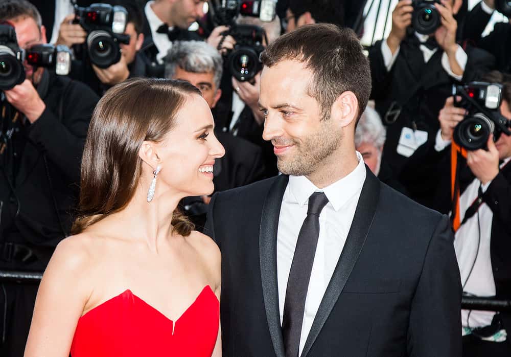 Benjamin Millepied and Natalie Portman at the 68th annual Cannes Film Festival