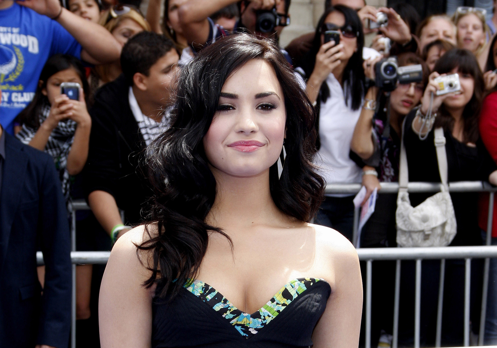Demi Lovato at the Los Angeles Premiere of "Oceans" 