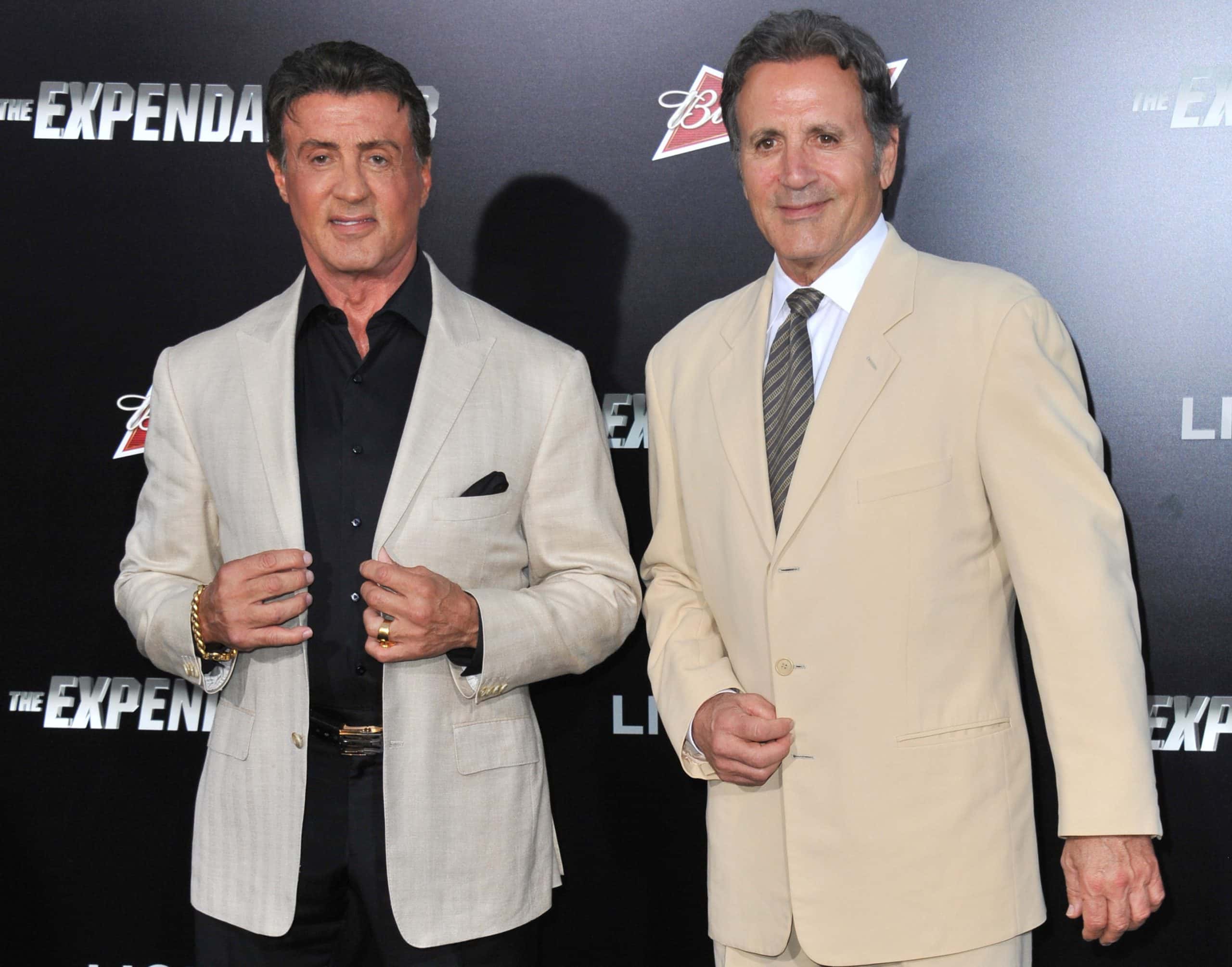 Sylvester Stallone and brother Frank Stallone