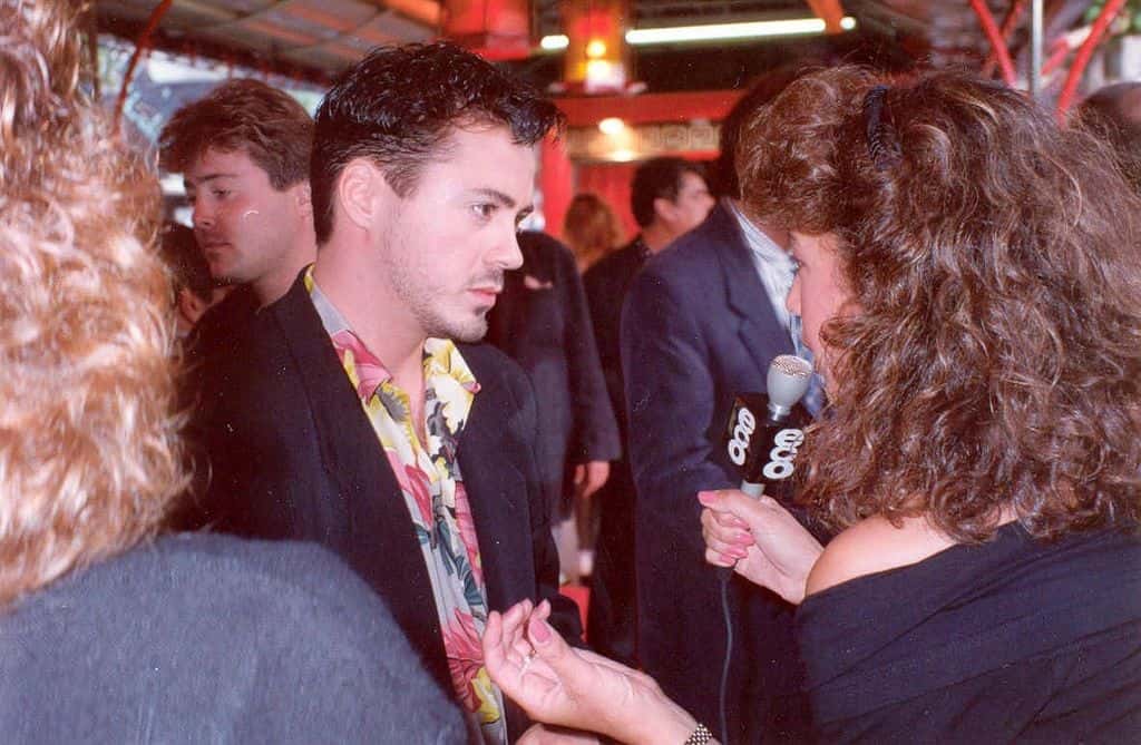 Robert Downey Jr. at the Air America movie premiere