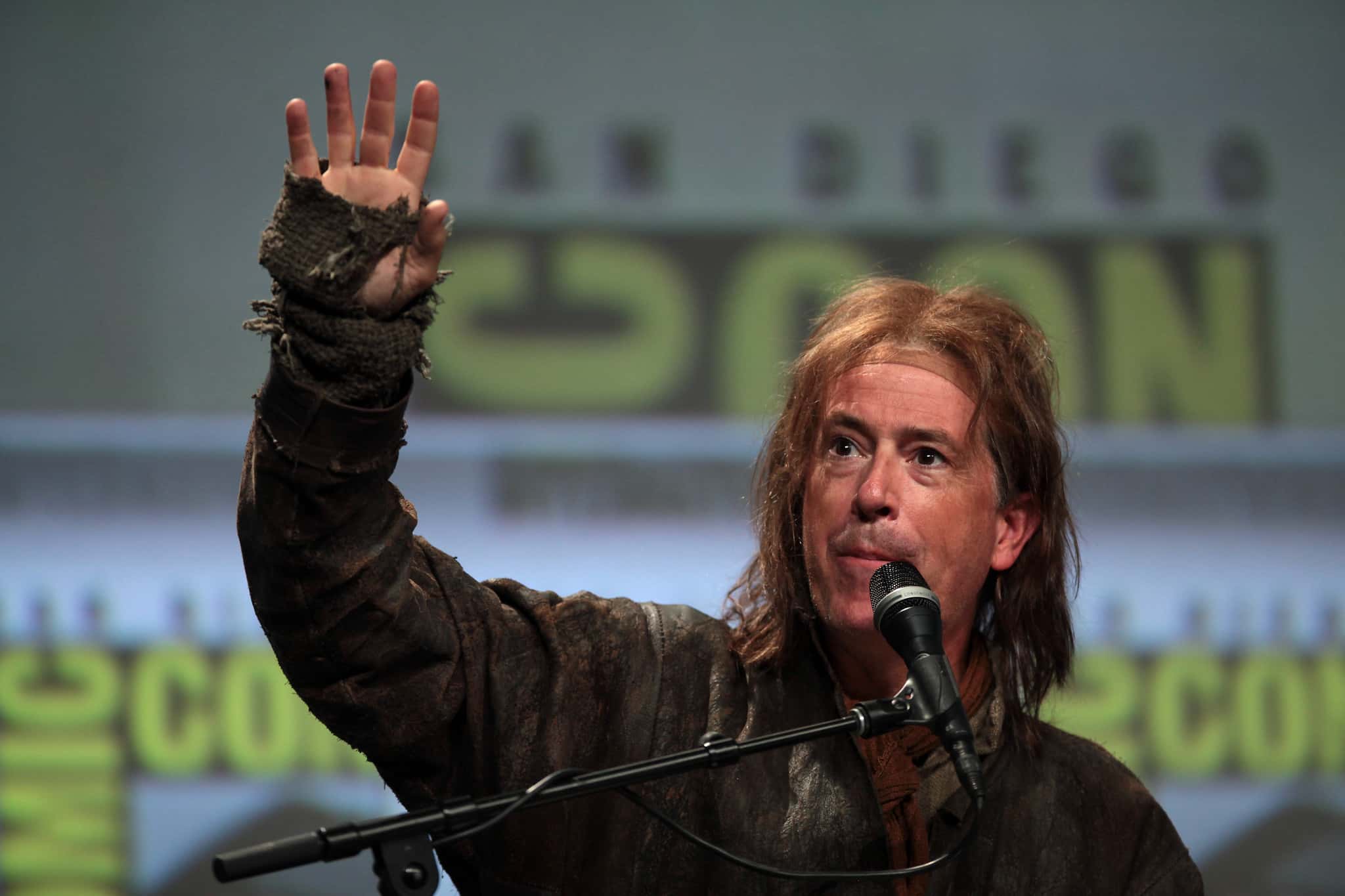Stephen Colbert speaking at the 2014 San Diego Comic Con International