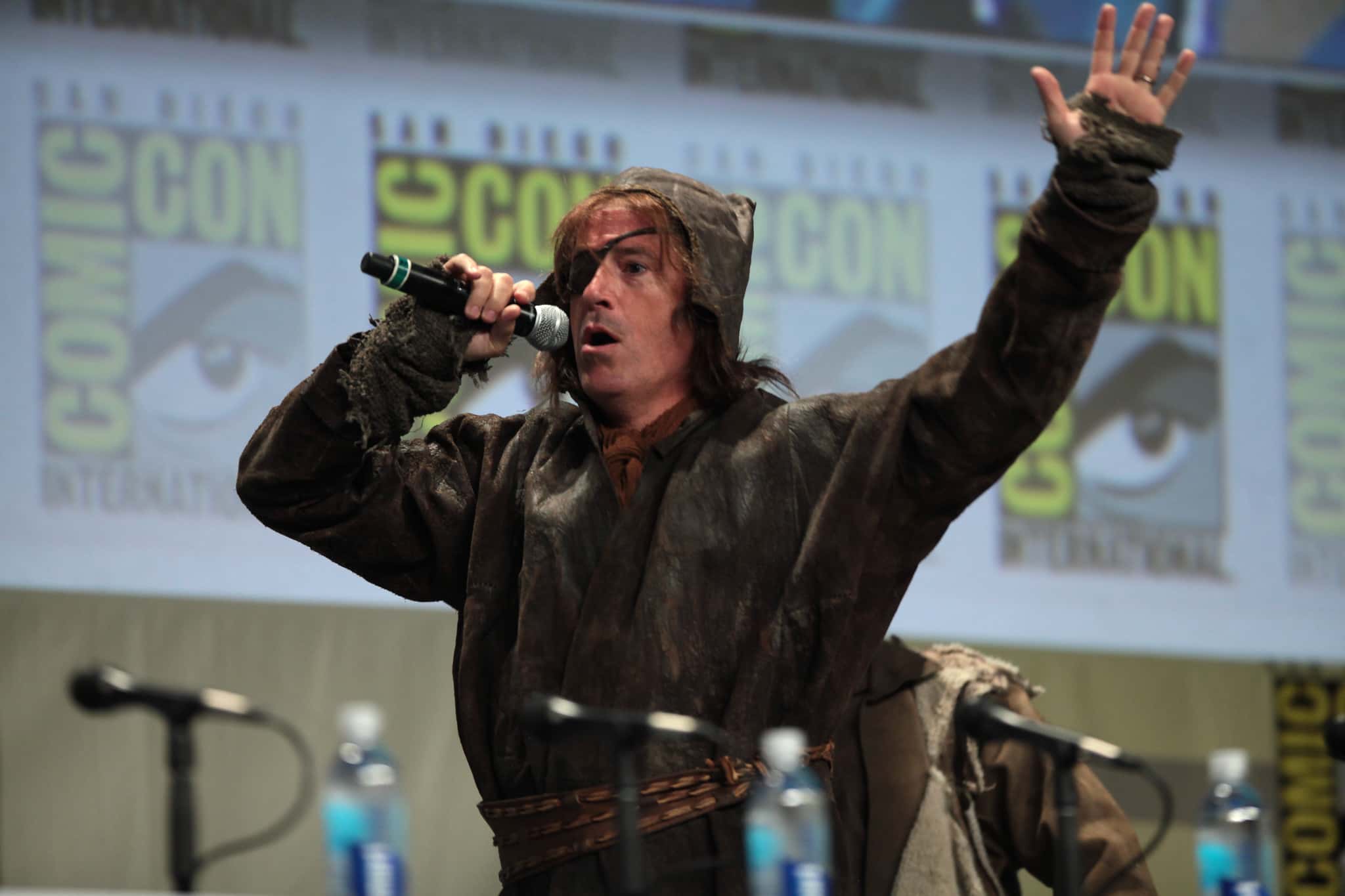 Stephen Colbert speaking at the 2014 San Diego Comic Con International