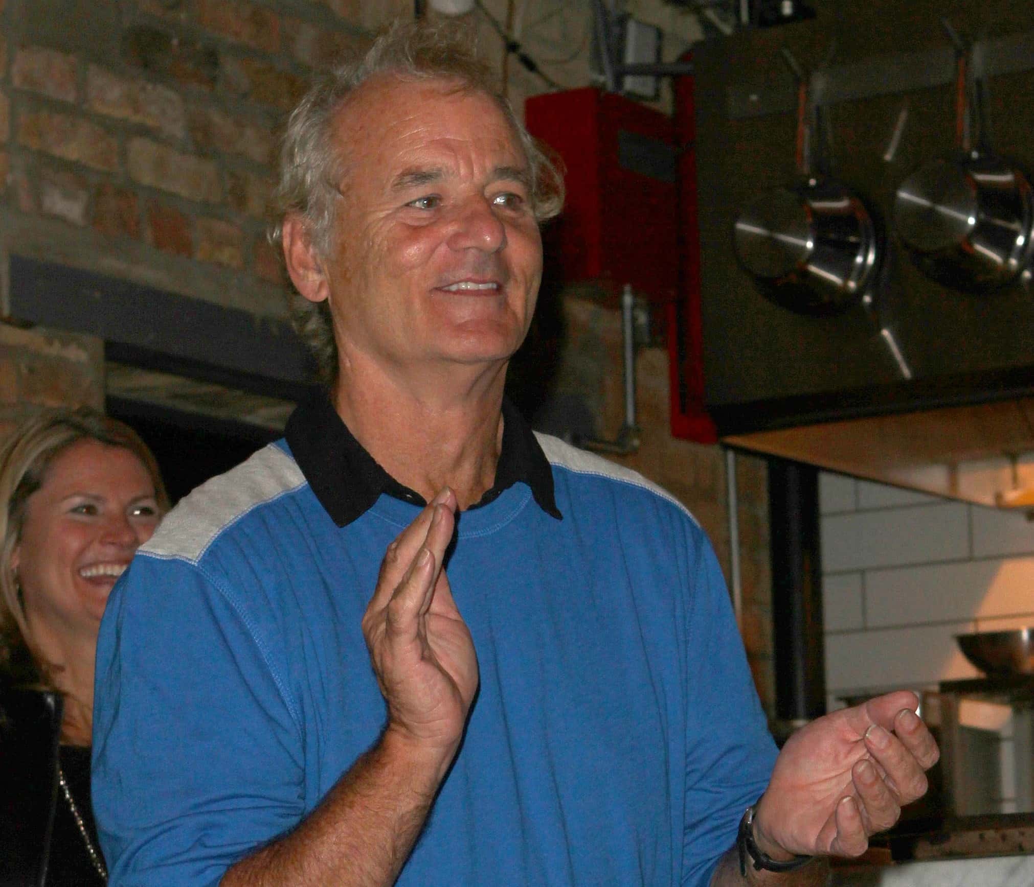 Actor Bill Murray speaks at the exclusive after party for 