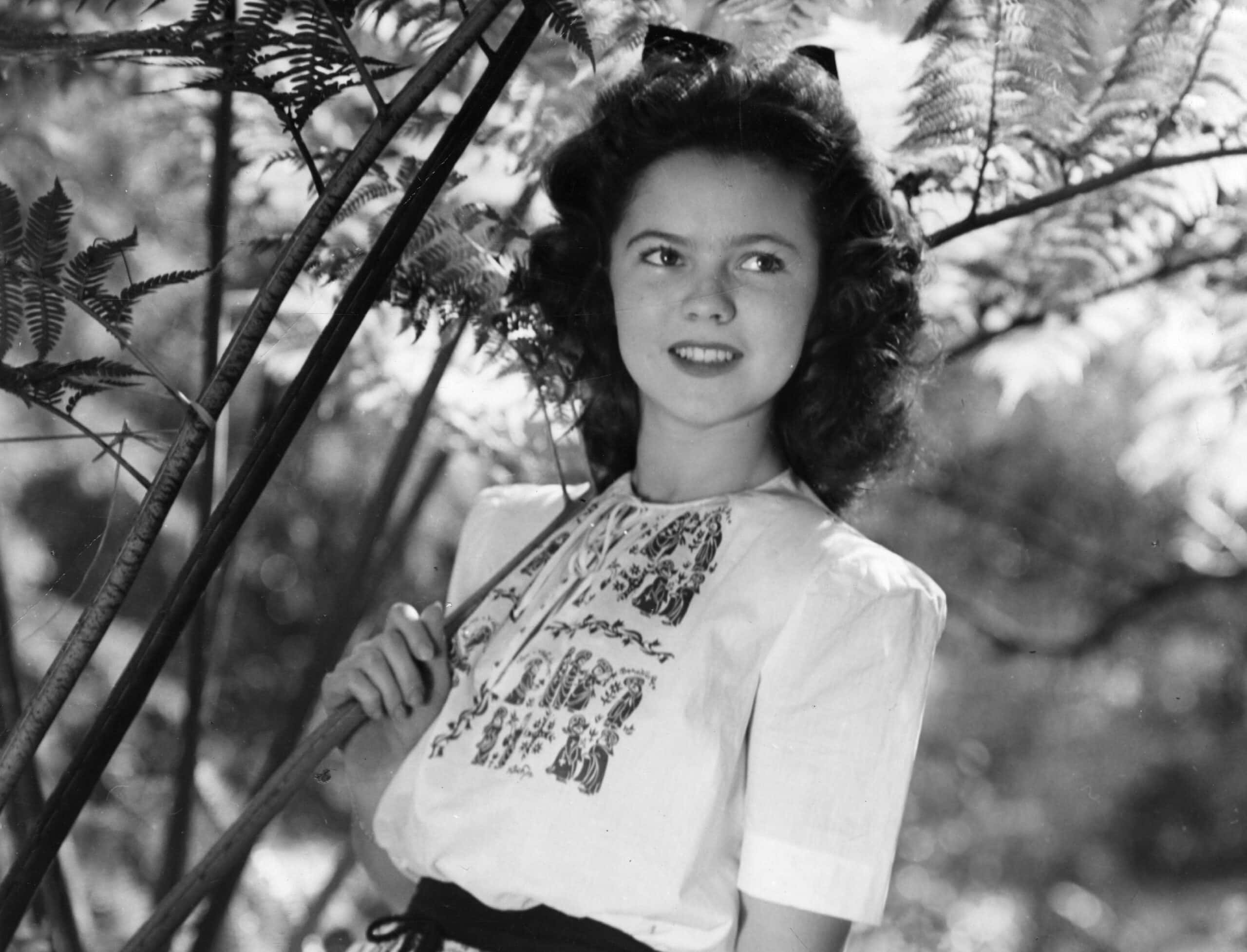 American child star and actress Shirley Temple