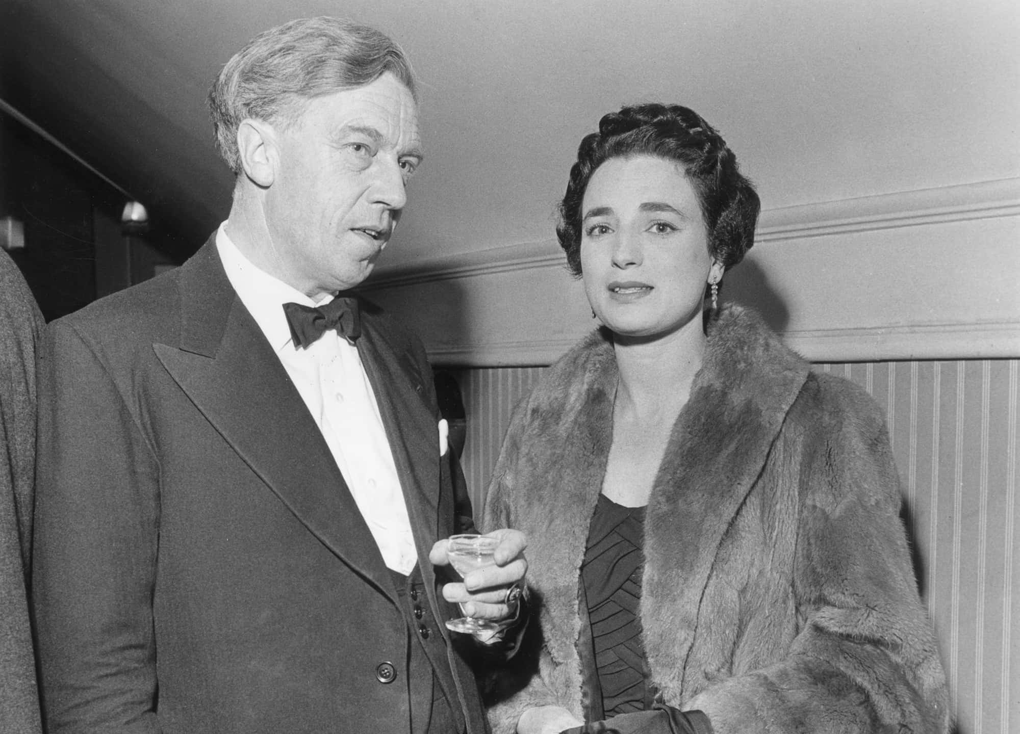 Cecil Day-Lewis  with his wife