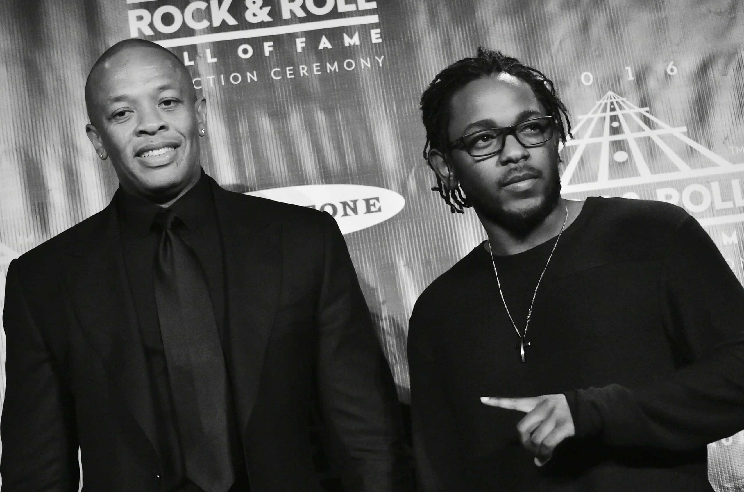 Dr. Dre and Kendrick Lamar