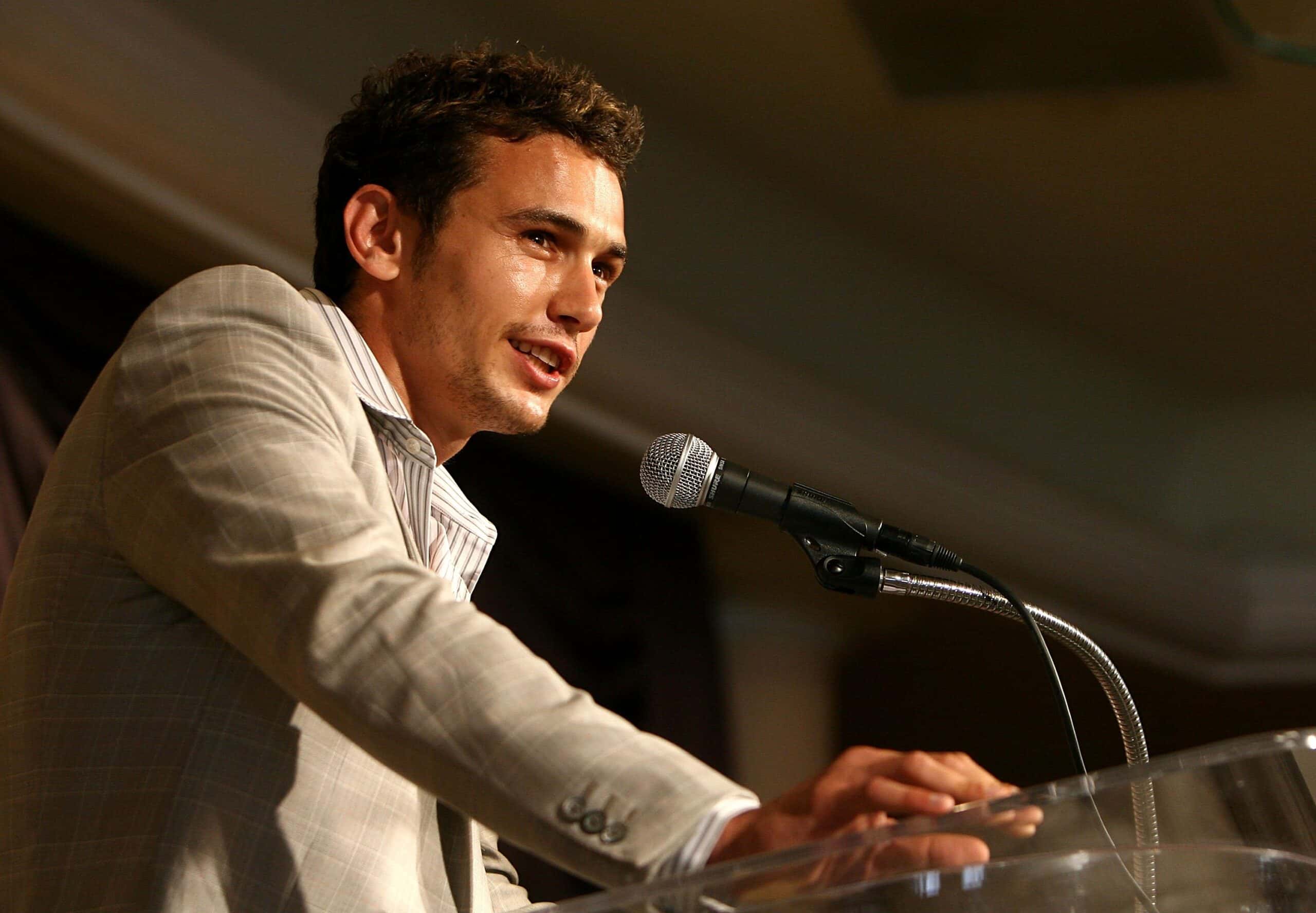 Actor James Franco at the HFPA annual installation luncheon held at The Beverly Hills Hotel