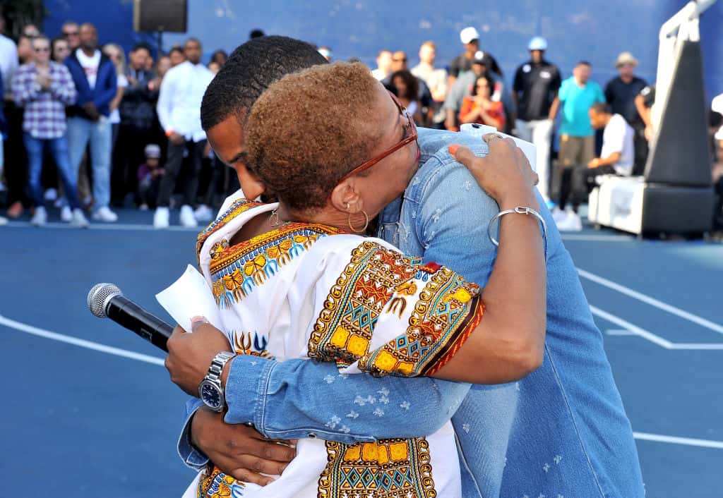 Donna Jordan and Michael B. Jordan
