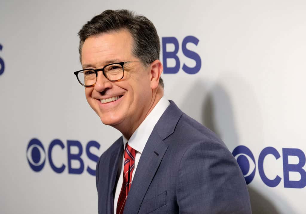 Stephen Colbert attends the 2018 CBS Upfront at The Plaza Hotel