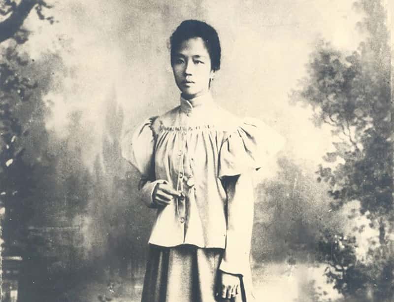 Portrait of Hilaria Aguinaldo spouse of Emilio Aguinaldo