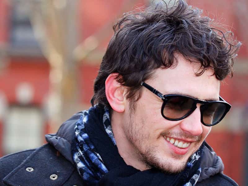 Portrait Photo of James Franco at the Harvard Yard