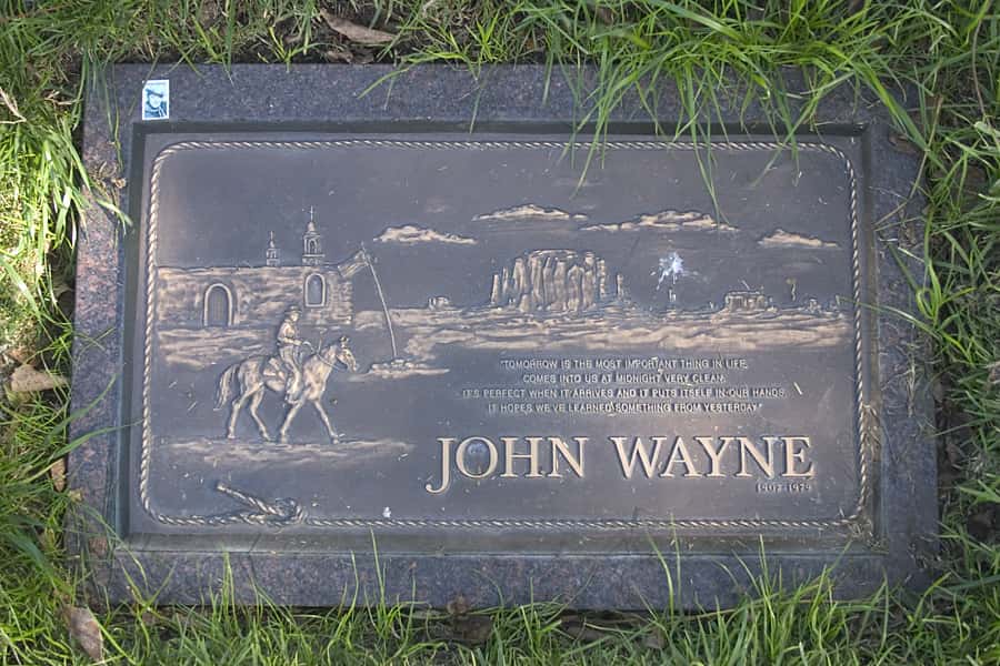Grave Stone of the Actor John Wayne