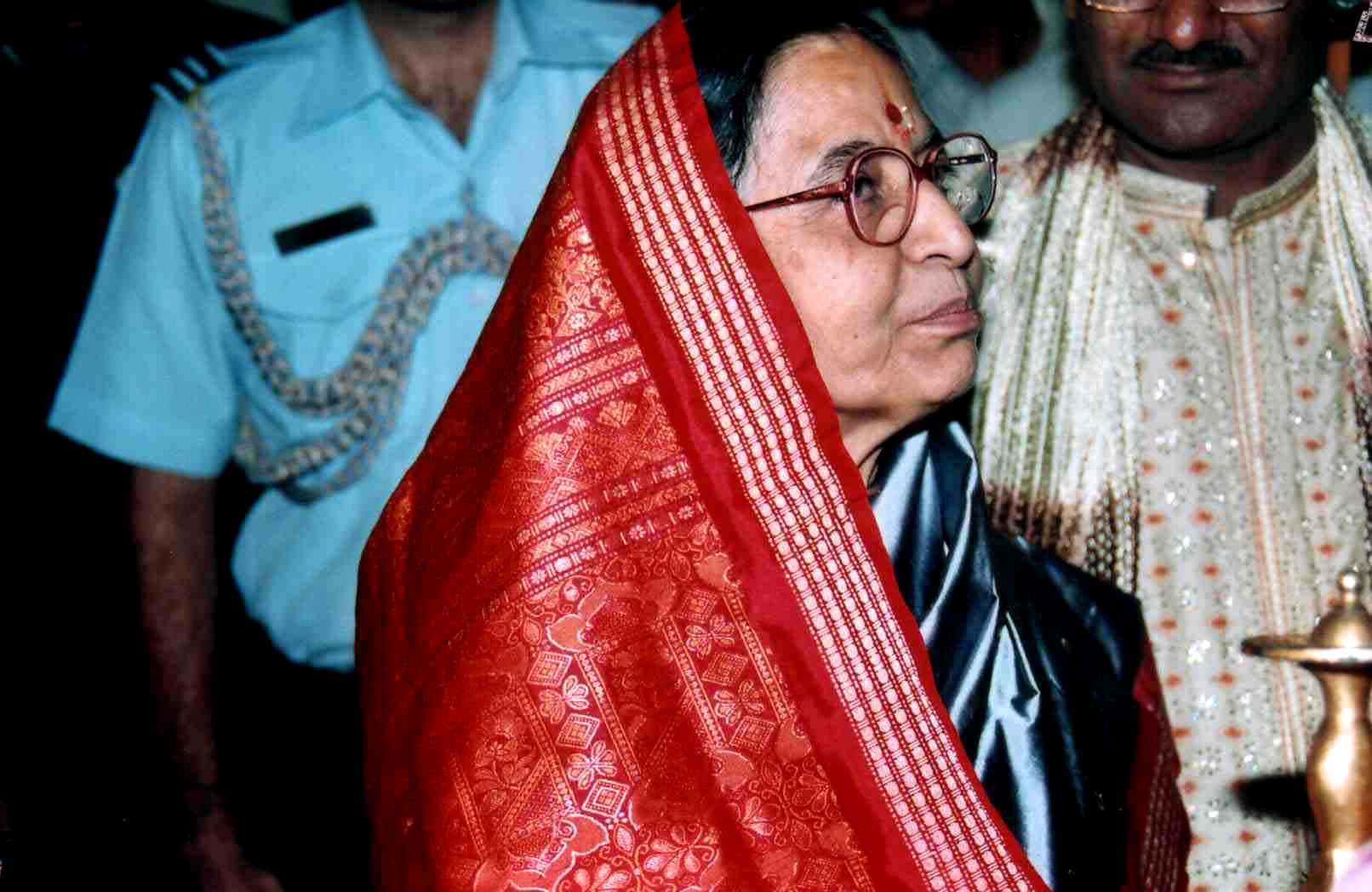 Photo of Pratibha Patil as the Governor of Rajasthan