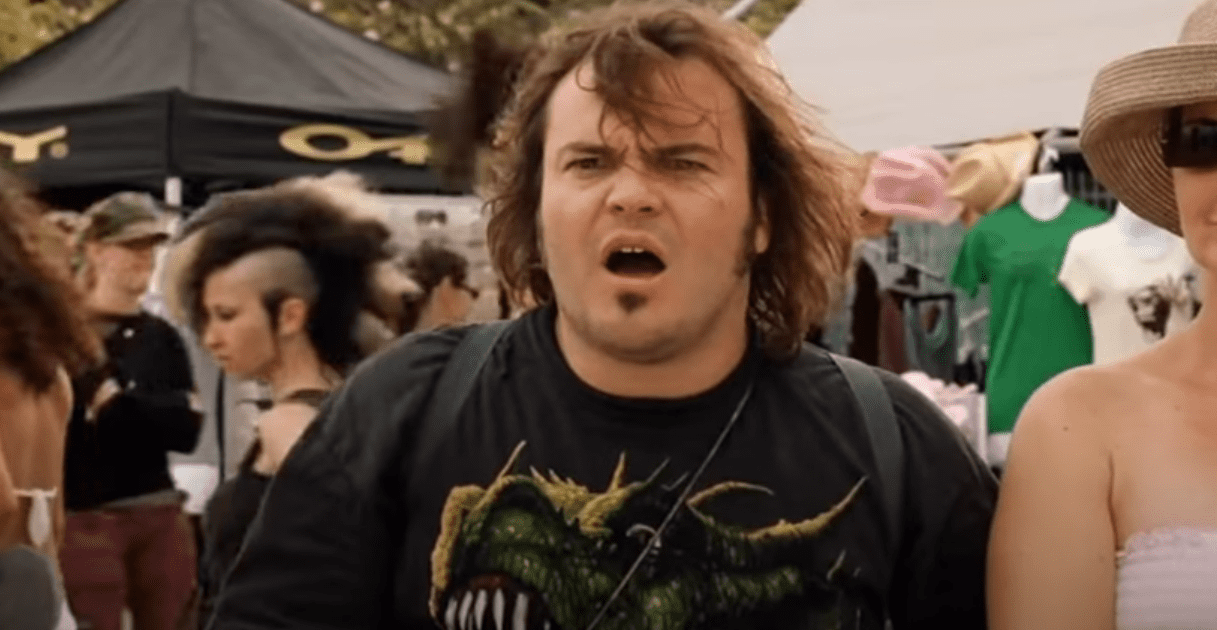 Screenshot from the movie Tenacious D in The Pick of Destiny (2006)