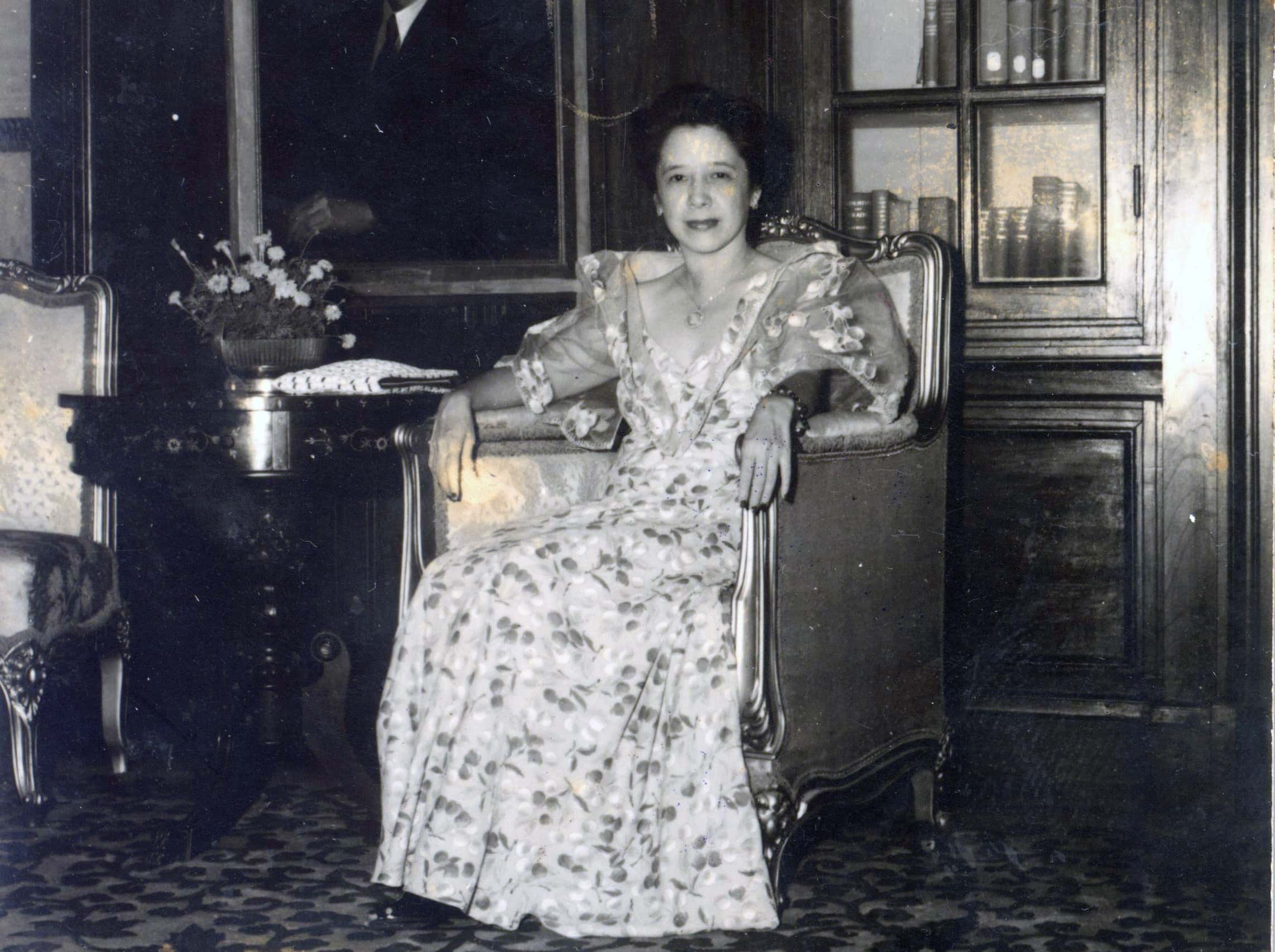 Photo of former Philippine First Lady Trinidad Roxas