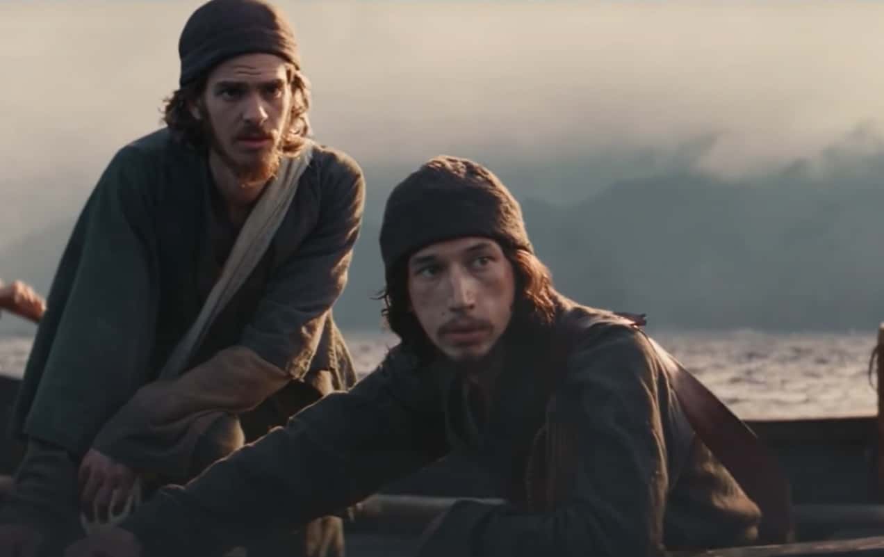 A visually captivating still taken from a pivotal moment in the film Silence (2016)