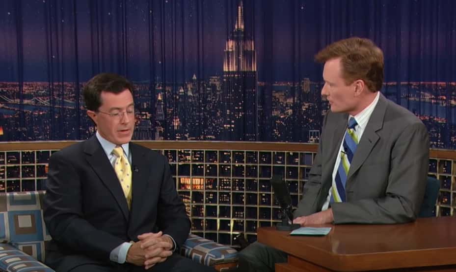 Screenshot of the TV Show Late Night with Conan O'Brien