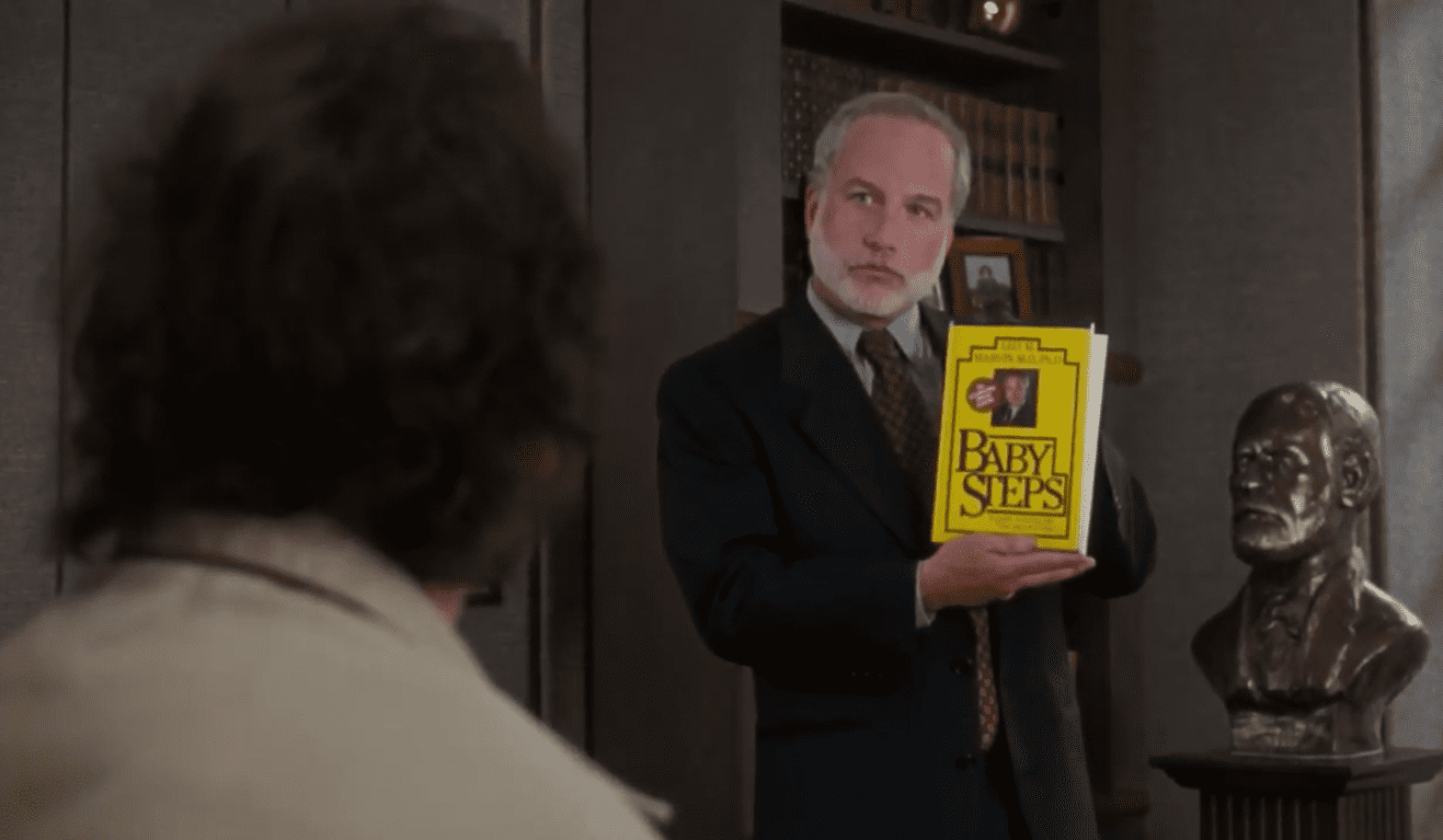 Screenshot of the movie What About Bob?