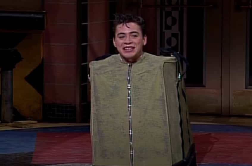 A visually captivating still taken from a pivotal moment in theAmerican late-night live sketch comedy variety show Saturday Night Live (1975-)