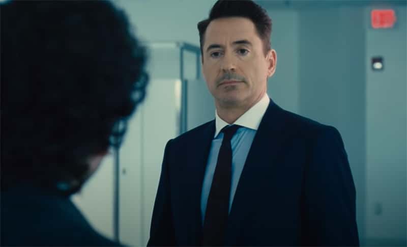 A visually captivating still taken from a pivotal moment in the film The Judge (2014)