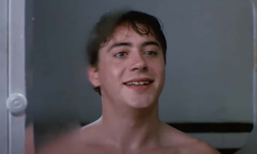 A visually captivating still taken from a pivotal moment in the film The Pick-up Artist (1987)