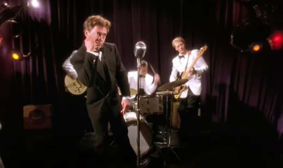 A visually captivating still taken from a pivotal moment in the film The Singing Detective (2003)