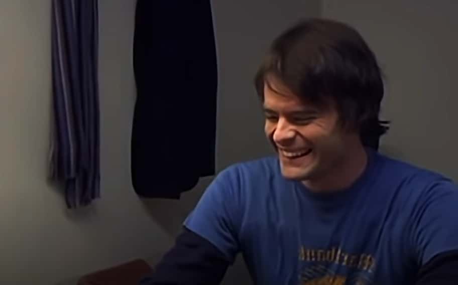 A visually captivating still taken from a pivotal moment in the documentary film Saturday Night (2010)