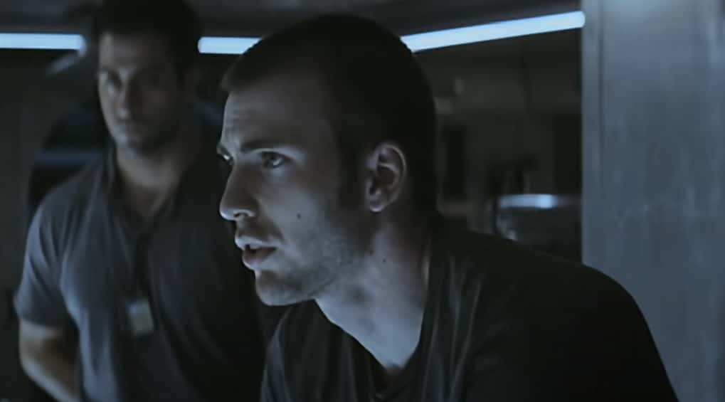 A visually captivating still taken from a pivotal moment in the film Sunshine (2007)