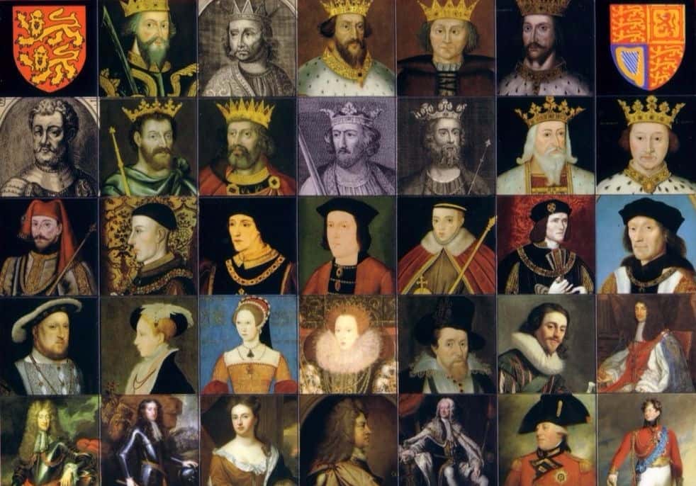 English Monarchs Facts