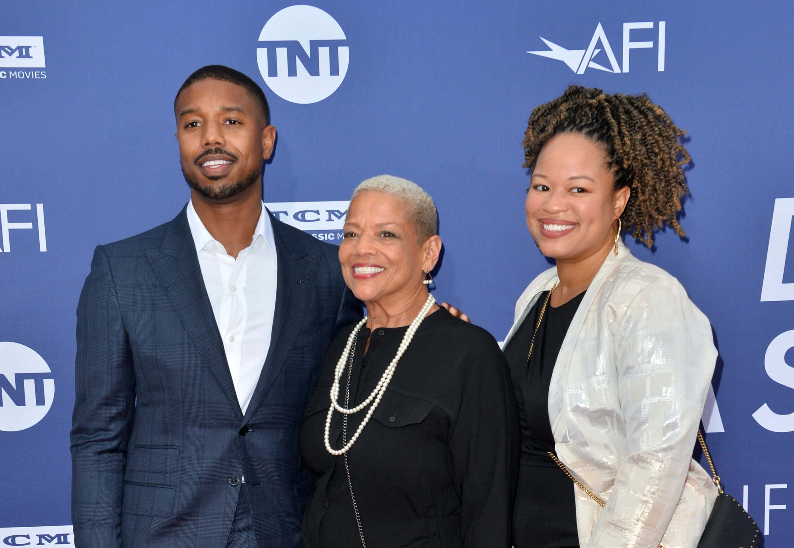 Michael B. Jordan, Donna Jordan & Jamila Jordan