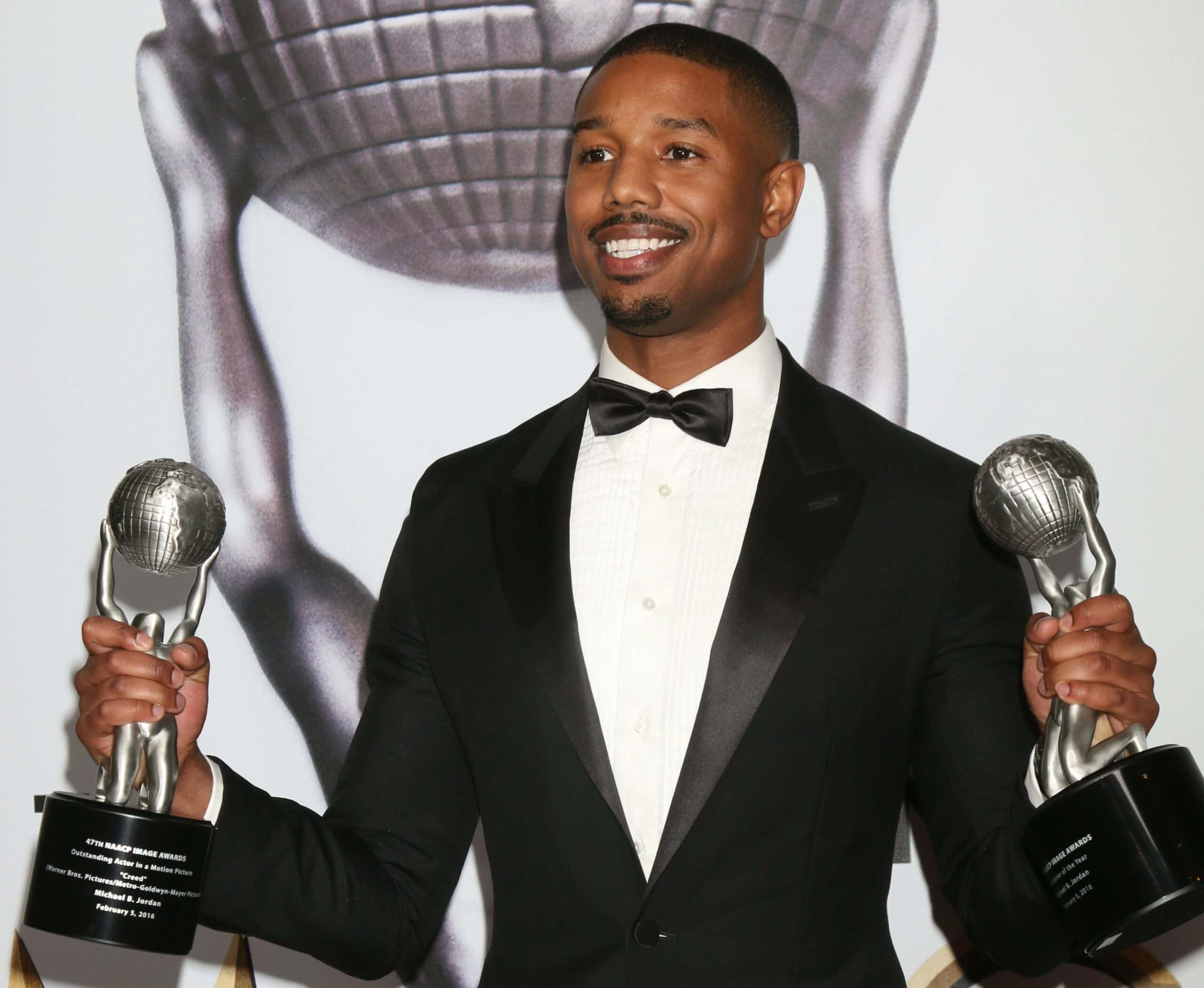 Michael B. Jordan at the 47TH NAACP Image Awards