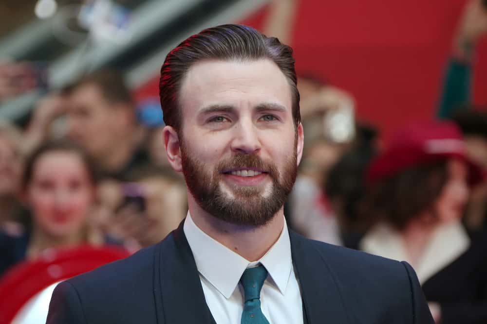 Chris Evans attends the European film premiere of 'Captain America: Civil War'