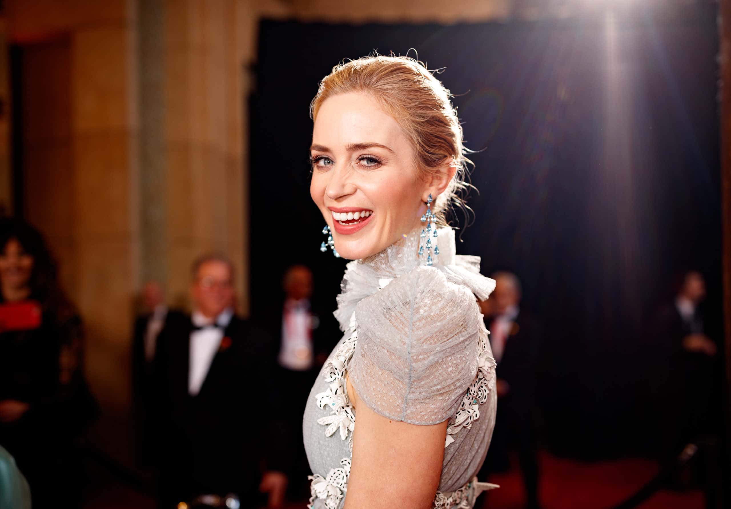 Emily Blunt attends the 90th Annual Academy Awards