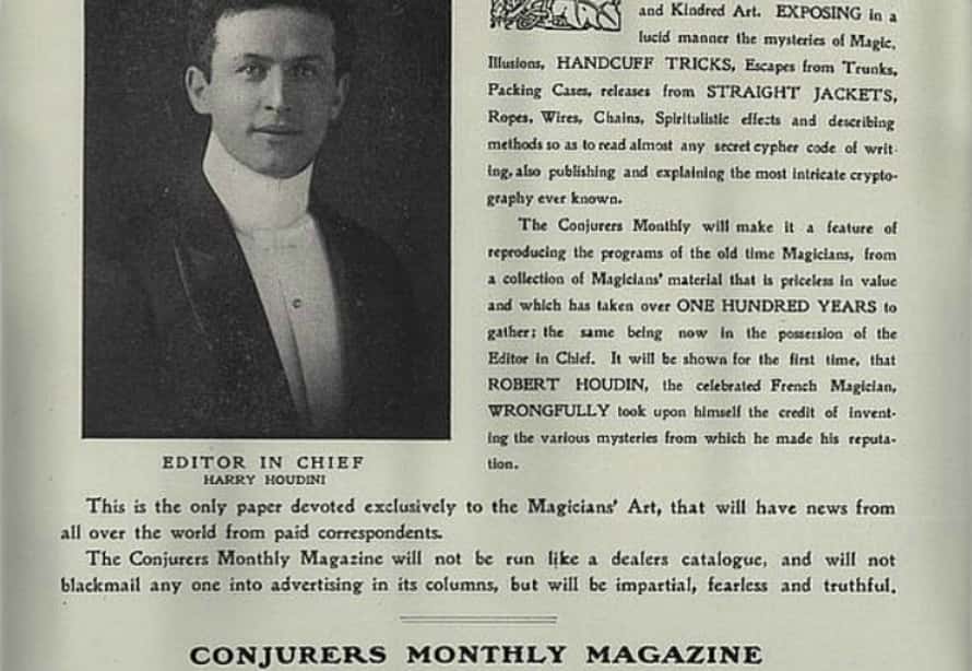 Harry Houdini facts